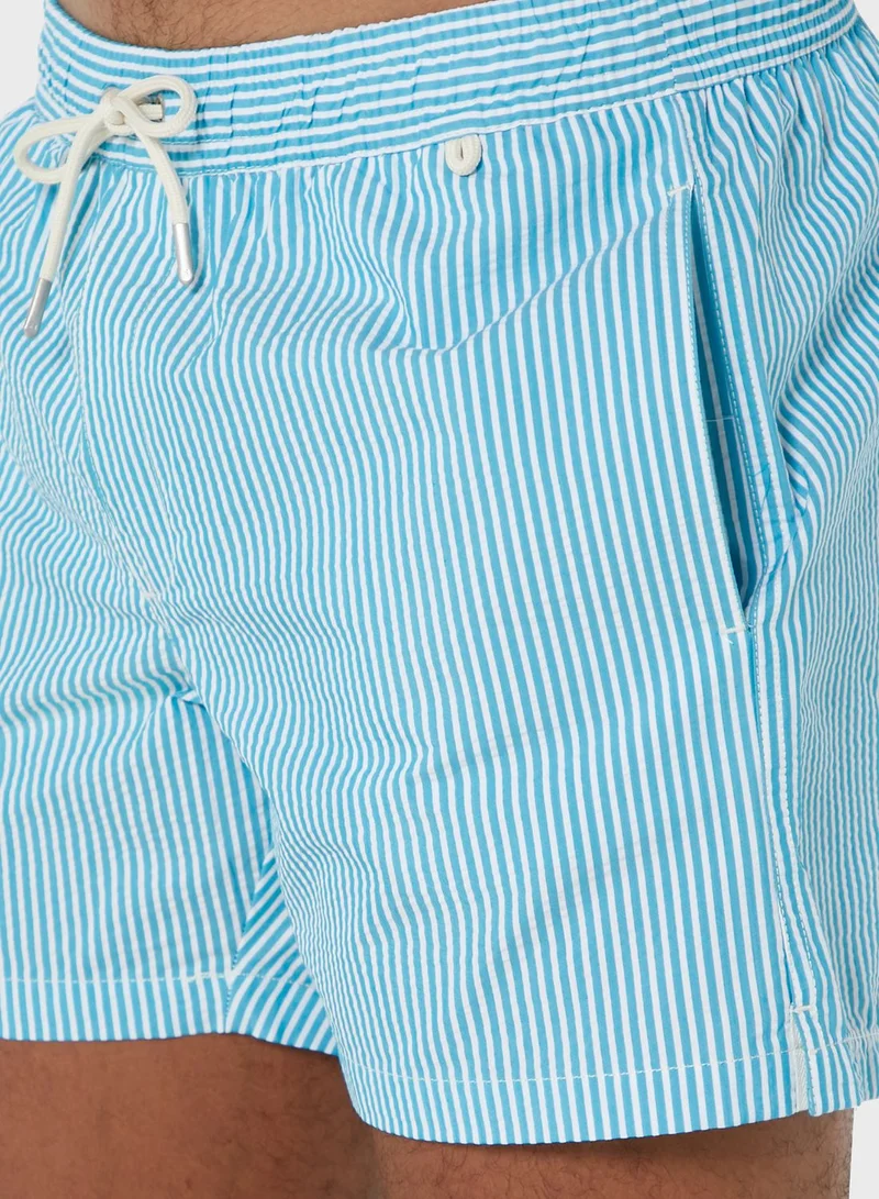 Mango Man Striped Swim Shorts