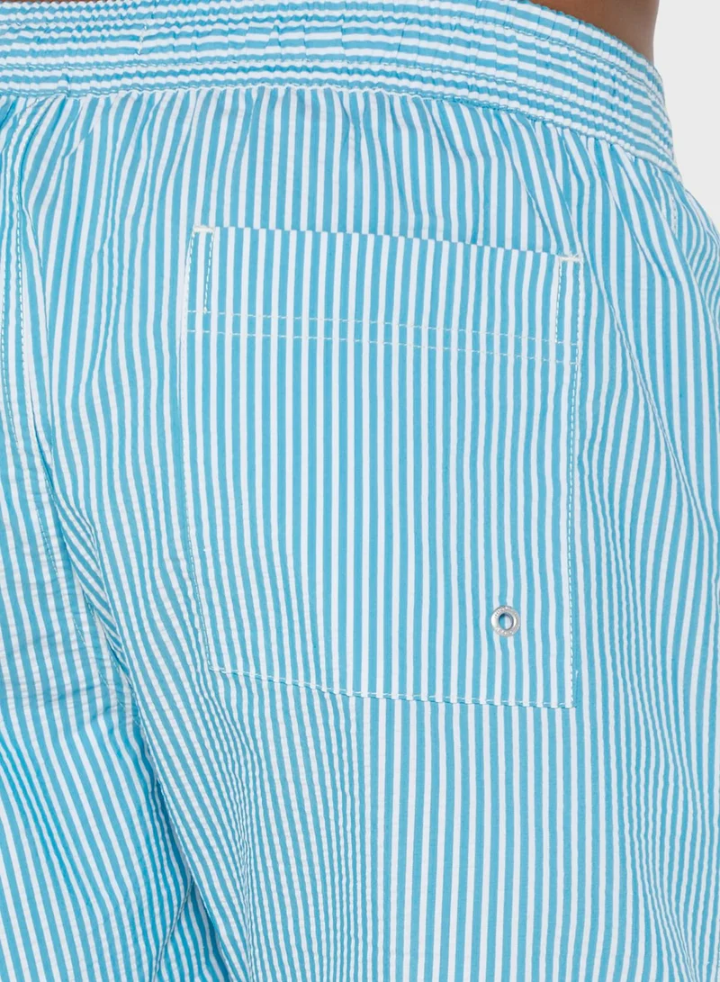 Mango Man Striped Swim Shorts