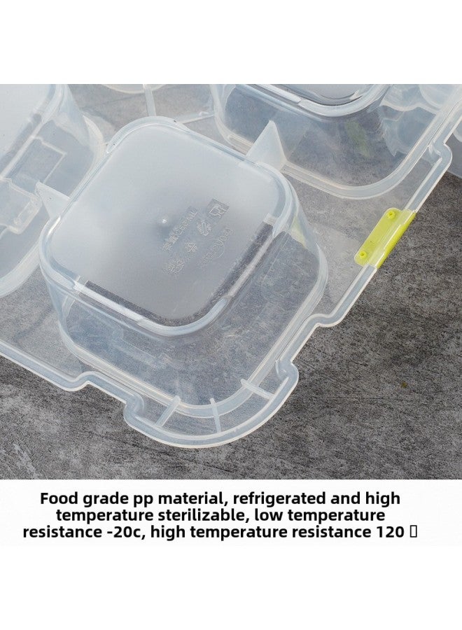 School Kindergarten Food Sample Box Restaurant Canteen Food Sample Small Size Preservation Box Plastic Sample Box-Specifications:Single Frame 250ml  - Image 4