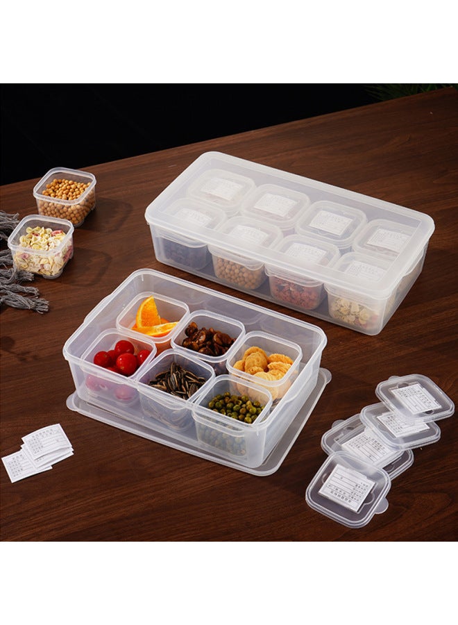 School Kindergarten Food Sample Box Restaurant Canteen Food Sample Small Size Preservation Box Plastic Sample Box-Specifications:Single Frame 250ml  - Image 5