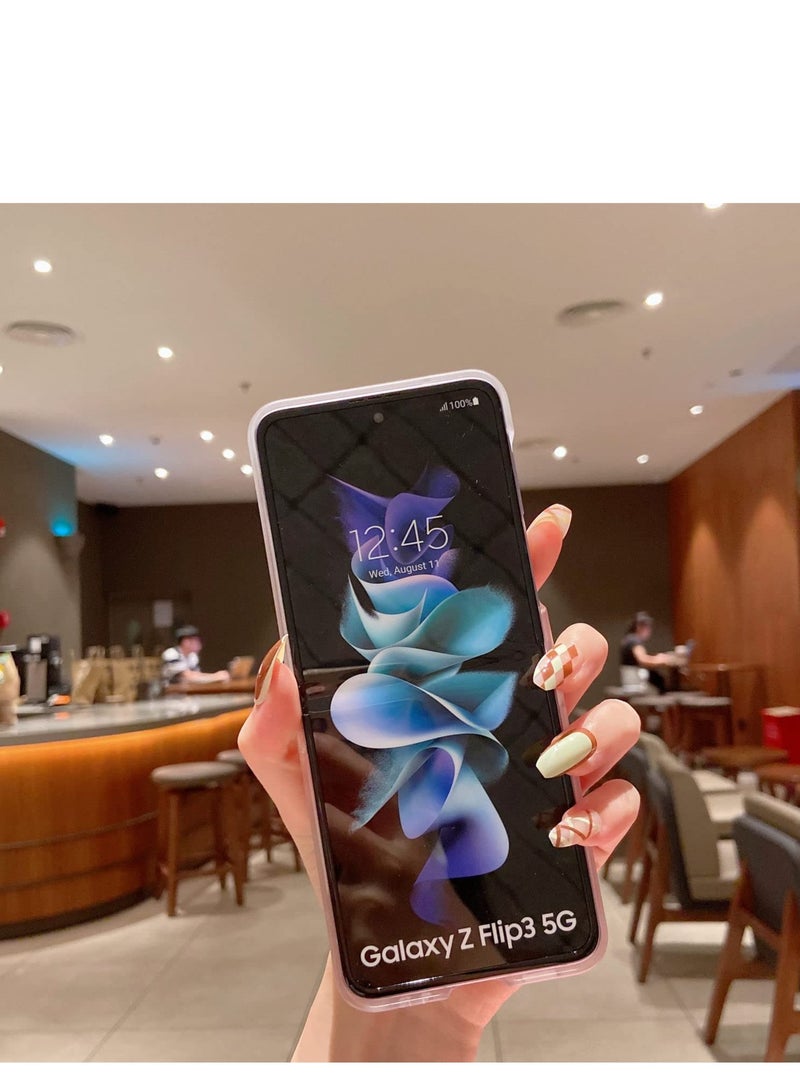 SYOSI Case for Samsung Z Flip 4, Case Glitter with Pearl Bracelet Lanyard, Protective Cases Cover for Samsung Galaxy Z Flip4 - Image 3