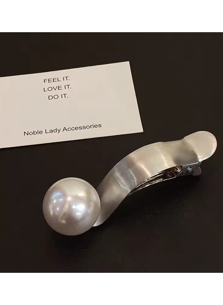 جلوسكي Goolsky الموضة المعدنية اللؤلؤة الشعر كليب المزاج كليب الشعر أدوات تصفيف الشعر النساء البنات إكسسوارات الشعر باريت - Image 2