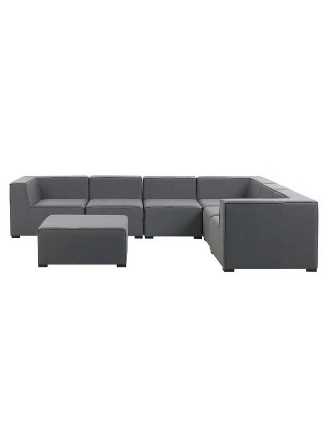 KUSTOMDECO Haisleigh 7-Piece Upholstered Sectional Sofa - Image 4