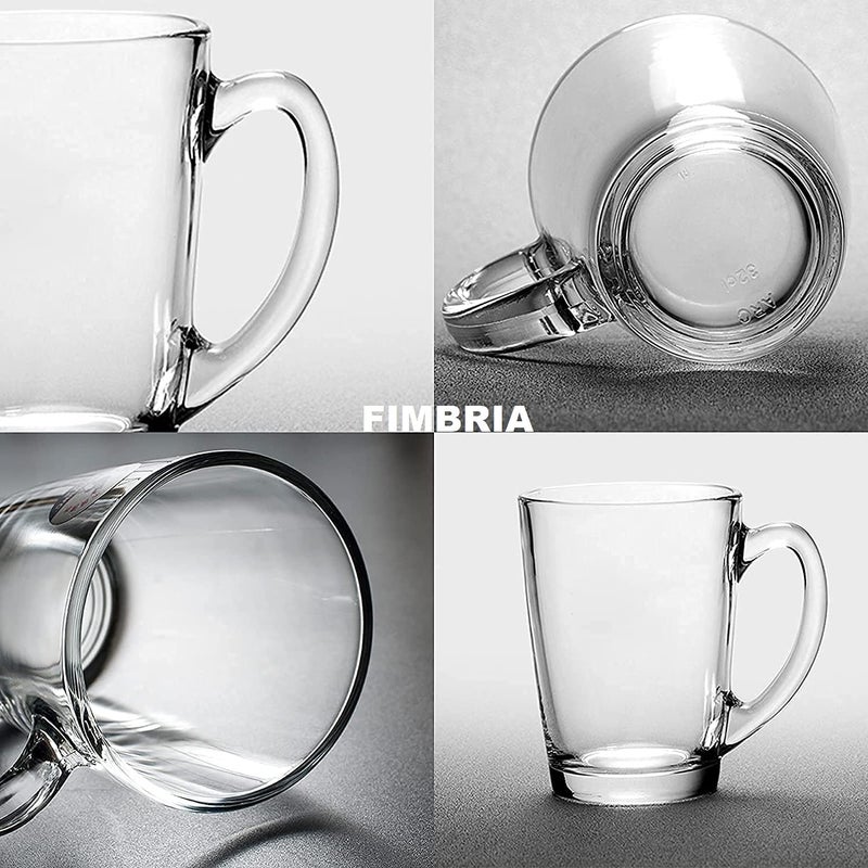 FIMBRIA Glass Tea and Coffee CupIced and Green Tea Cups220 mlSet of 6 - Image 3