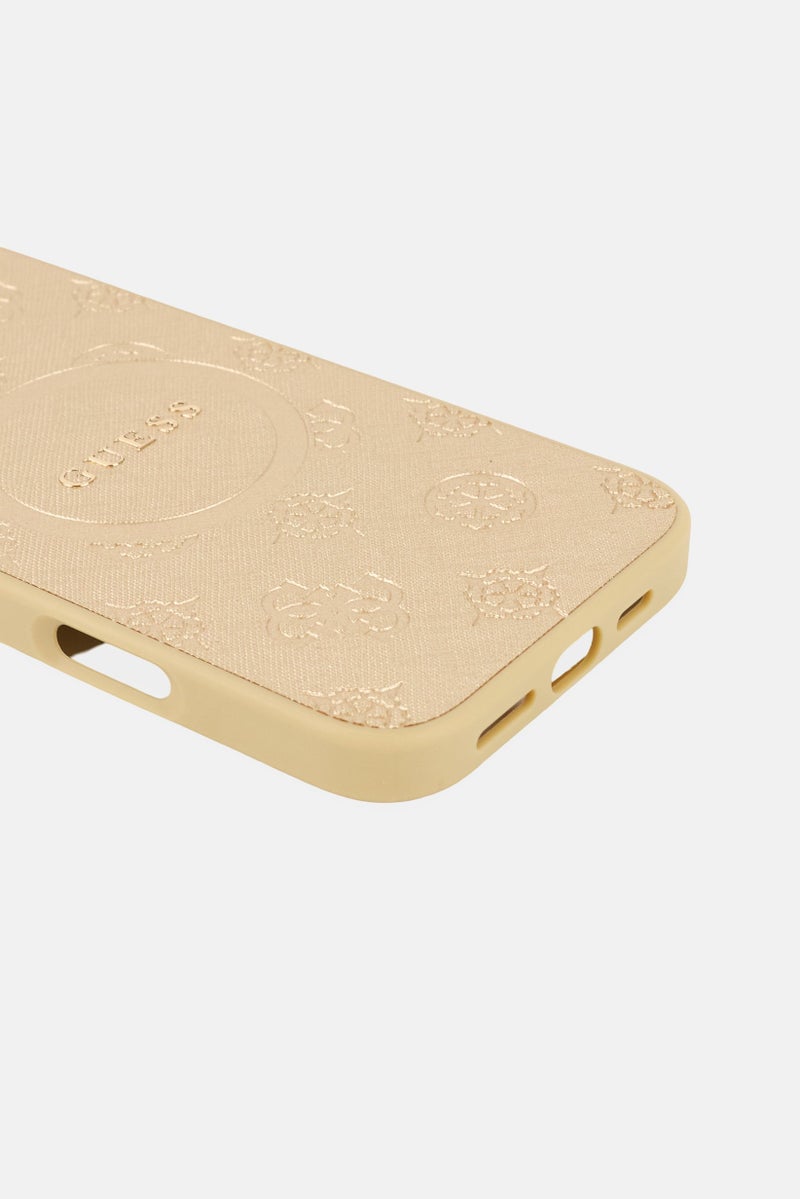 GUESS iPhone 16 Pro Max MagSafe Protective Case, Gold - Image 3