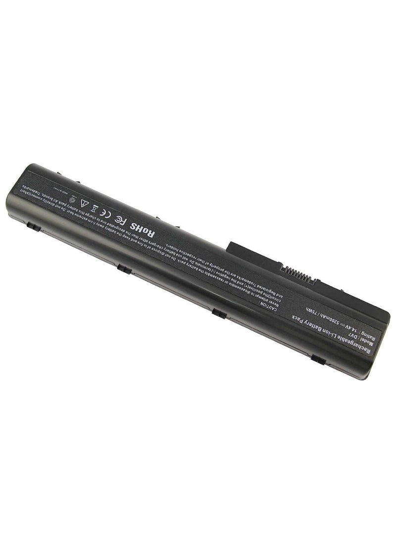 Generic - New DV7 Replacement Battery Compatible with HP Pavilion DV7-3111EA DV7-1153CA DV7-3020SA DV7-2030EA HDX18 DV7 DV8 Series - Image 1