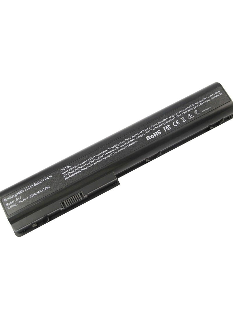 Generic - New DV7 Replacement Battery Compatible with HP Pavilion DV7-3111EA DV7-1153CA DV7-3020SA DV7-2030EA HDX18 DV7 DV8 Series - Image 1