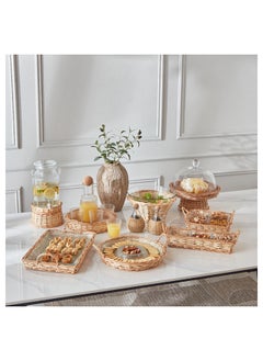 Home Box Minimalist 4-Piece Glass Snack Set 13.3x34.4x10.1 cm  - Image 5