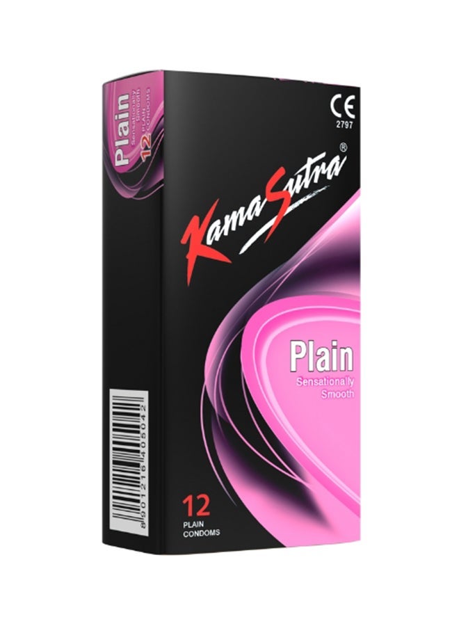 Kamasutra 12-Piece Plain Condoms - Image 1