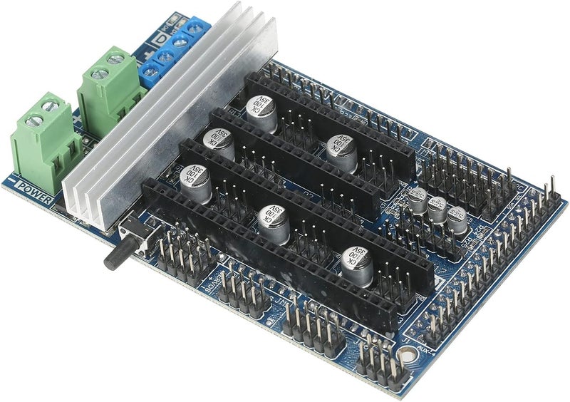 Trendy varied sizing alternatives Dioche The Ramps 1.6 4-Layer Control Panel Motherboard is Compatible with The Ramps 1.5 Control Board, Featuring Heatsink Expansion, and is Suitable for 3D Printer Accessories and Parts. Well-engineered versatile build - Image 2