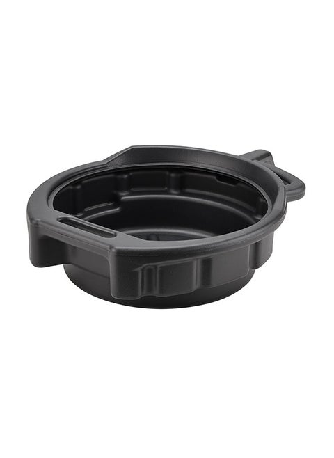 Oil Drain Pan -15L- Durable Spill-Resistant Automotive Oil Change Pan with Leak-Proof Design and Wide Base Car Maintenance, Engine Fluid Disposal, and DIY Oil Changes in Home Garage or Workshop