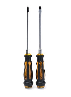 LAWAZIM Screwdriver Set -2 Piece- Philips & Flathead Screwdrivers, Ergonomic Handle, Compact and Lightweight Tools for DIY, Electronics, Furniture Assembly, Woodworking, Household Repairs  - Image 1