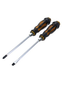 LAWAZIM Screwdriver Set -2 Piece- Philips & Flathead Screwdrivers, Ergonomic Handle, Compact and Lightweight Tools for DIY, Electronics, Furniture Assembly, Woodworking, Household Repairs  - Image 2