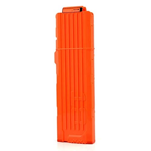 PATPAT® Soft Bullet Clip Quick Reload Clip for Nerf Elite Series Pack of 18 Bullets Ammo Cartridge Dart Nerf Clip, Toy Gun for Nerf Gun Bullet, Best Gifts for Boys - Orange - Image 1