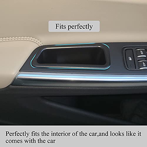 Vesul Front Row Door Side Storage Tray Compatible with Volvo XC60 2009-2017 Armrest Phone Container Door Organizer Handle Pocket ABS Tray Insert Glove Pallet - Image 5
