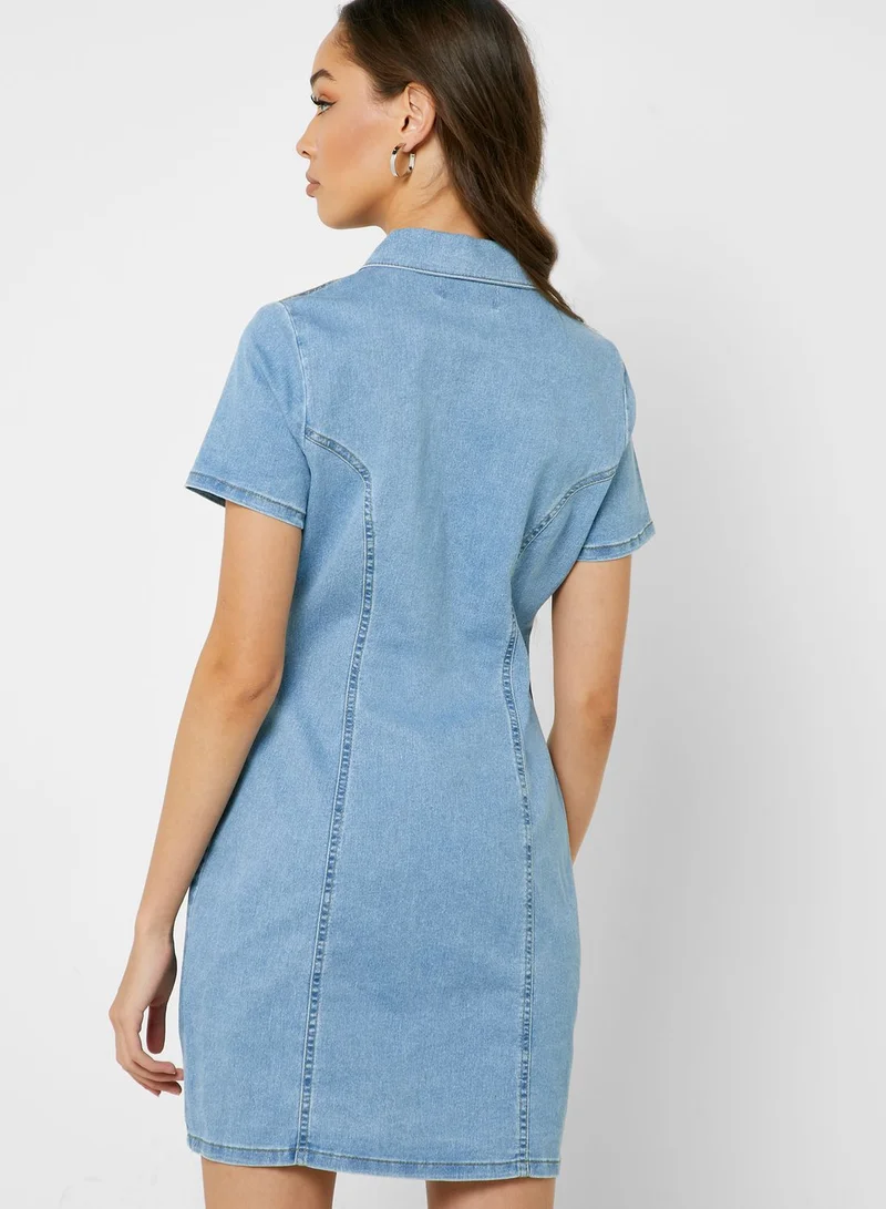 NEW LOOK Denim Shirt Dress