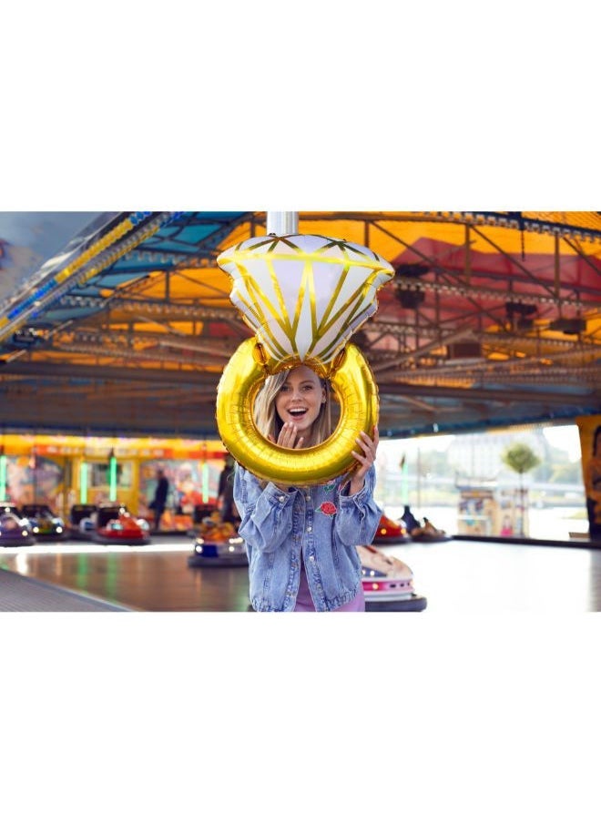 PartyDeco Foil balloon Ring, 60x95cm, mix - Image 2