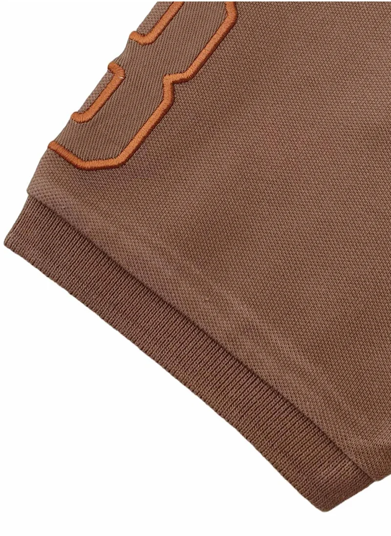 GIORDANO Kids' Embroidered Napoleon Polo