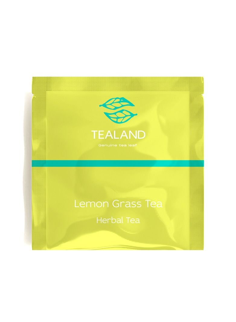 Tealand 15 Sachet Box Lemongrass Tea Malty & 100% Natural Ingredients Antioxidants Rich Helps Destress - Soothing & Calming Tisane  - Image 4