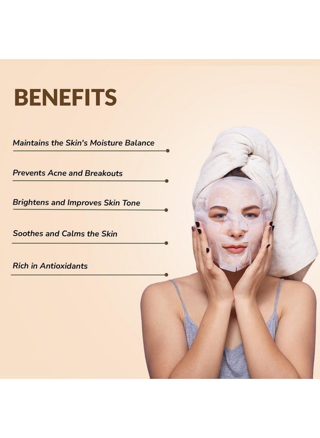 MIRABELLE Cosmetics Normal Skin Facial Sheet Mask (Pack Of 6)  - Image 3