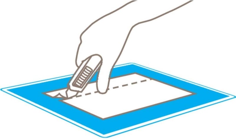 MARTOR Self-Healing Cutting Mat, 148 x 210 mm, Protection for Underground, 3 Layers, cm/Inch Grid, Cutting Mat, Craft Mat - Image 5