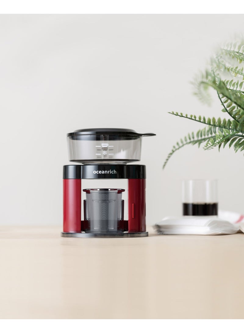 Oceanrich S3 Plus 2-in-1  Portable Automatic Pour Over Coffee & Tea Maker – Rotating Drip System, Battery Powered, 250ml Capacity - Image 1