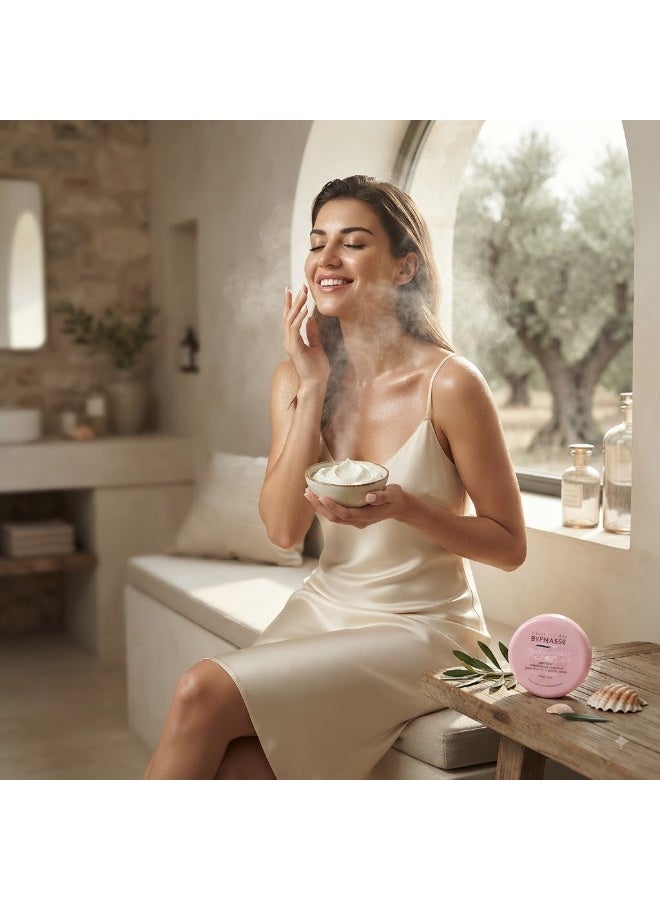 Byphasse Moisturizing and Nourishing Cream for Face and Body, Suitable for All Skin Types. This smooth, fast-absorbing moisturizer has a refreshing scent. - Image 3