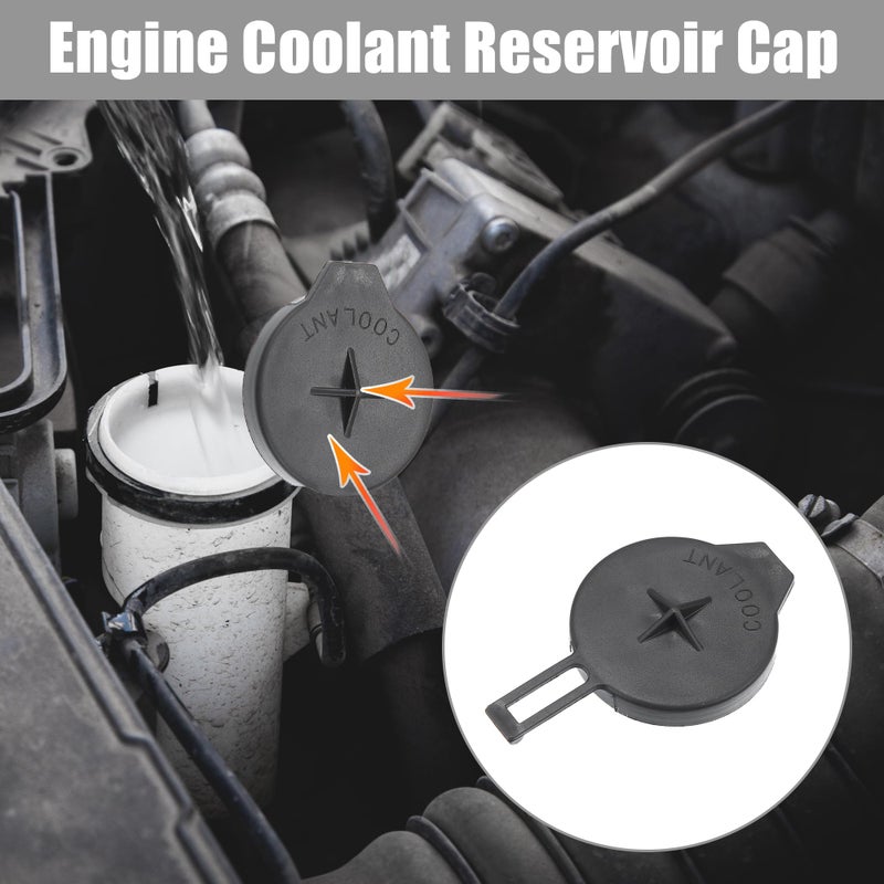 uxcell uxcell No.16471-23030/1306F5 Engine Coolant Reservoir Tank Lid Cap Cover for Toyota Corolla 2014-2019 for Toyota Yaris 2007-2018  - Image 2