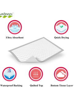 nateen Nateen Disposable Incontinence Underpads, 80 x 180 cm, 10 Pcs  - Image 3