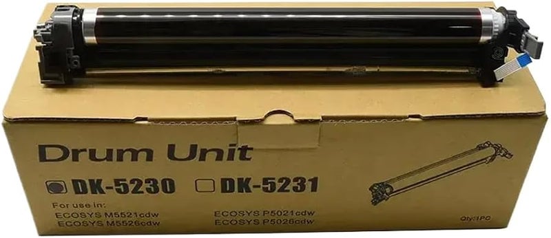Yellow Drum Unit Compatible With DK 5230 DK 5231 For P5018 P5021cdn P5021cdw P5026 Printers 100000 Pages Capacity - Image 1