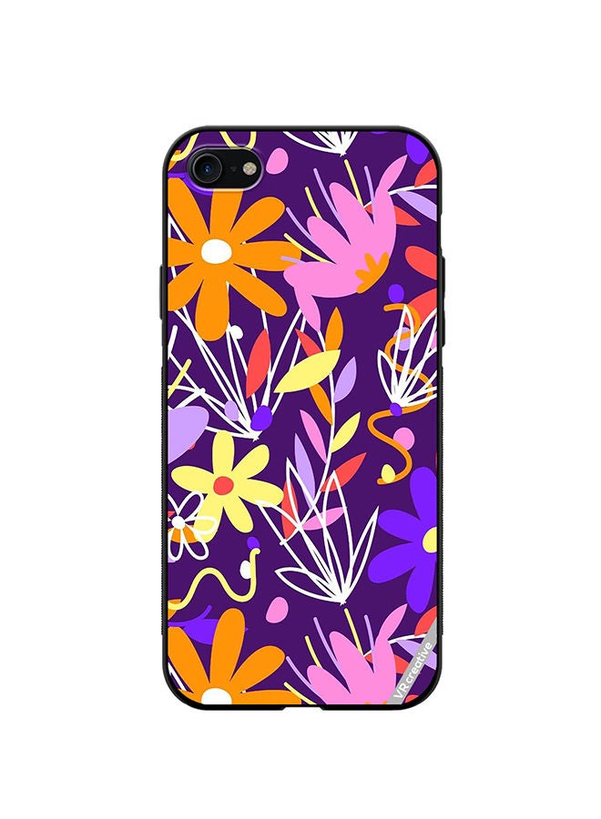 VR CREATIVE Protective Case Cover For Apple iPhone SE (2022) Organic Patterns Collection Design Multicolour - Image 1