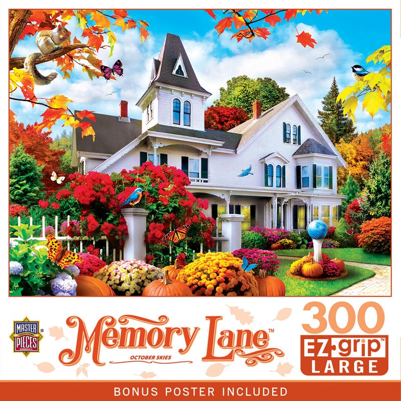 Masterpieces 300 Piece EZ Grip Jigsaw Puzzle October Skies 18x24 - Image 4