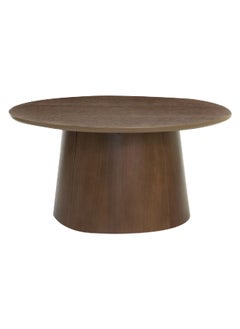 Micasa High-Quality and Durable Kliplev Round Coffee Table Walnut 42 x 42 x 42 cm KLIPLEV 