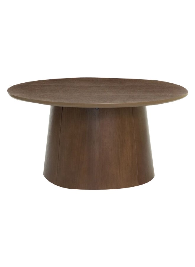 Micasa - High-Quality and Durable Kliplev Round Coffee Table Walnut 42 x 42 x 42 cm KLIPLEV - Image 1