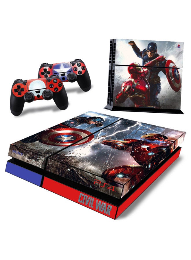 PS4 Sticker Game Machine Sticker Movie Theme Series 2 Color Sticker Protective Film Easy To Sticker-Color:XY-PS4-1797 - Image 4