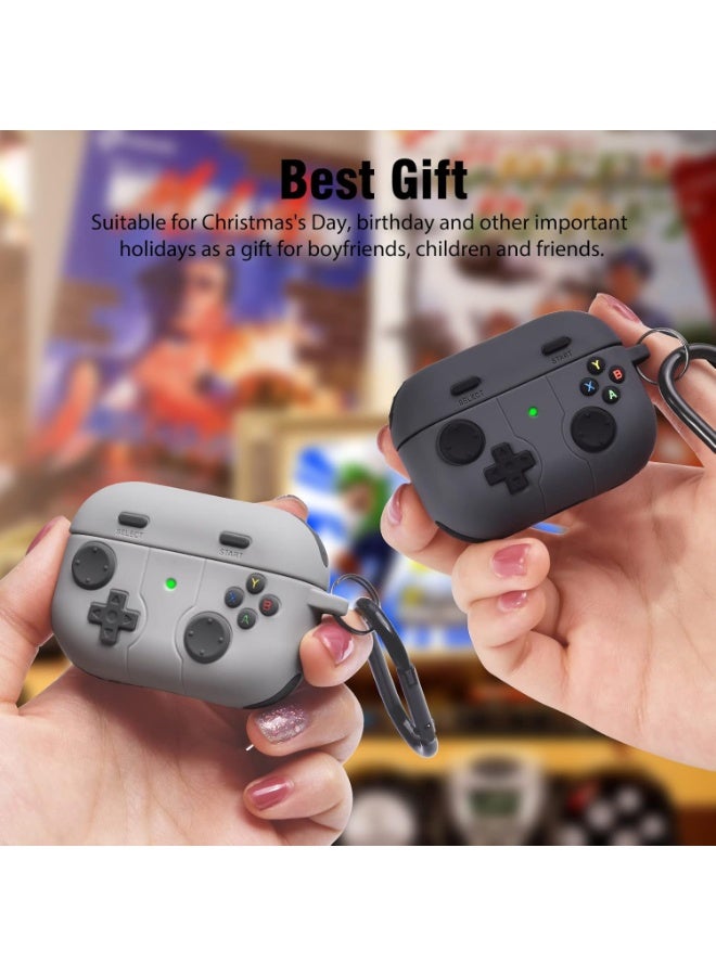 AirPod Pro 2 Case Cover, Cute Funny Game Silicone Protective Case with Keychain for Airpods Pro 1st/2nd Generation - Image 3