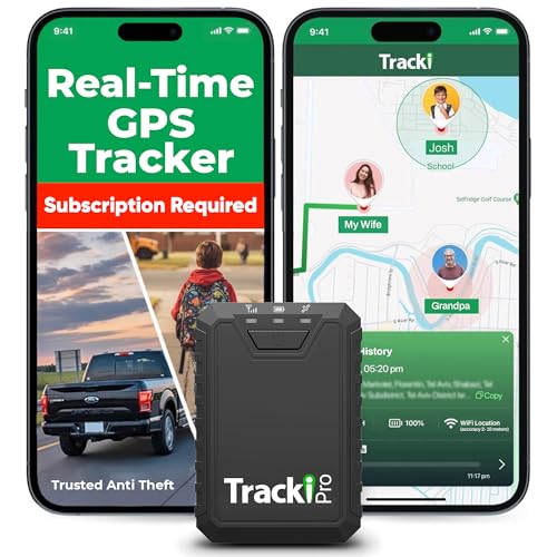 Tracki تراكي برو - جهاز تتبع GPS للمركبات – مقاوم للماء ومغناطيسي مع تقنية 4G LTE، بطارية طويلة العمر تصل إلى 7 أشهر، مسافة غير محدودة، تنبيهات ذكية، جهاز تتبع مخفي (يتطلب اشتراك) - Image 1