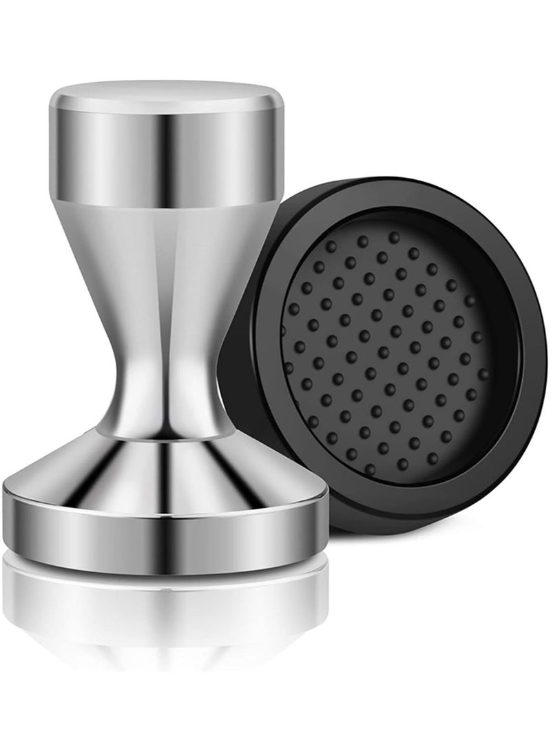 تامبر القهوة 51 ملم – مكبس إسبرسو مزود بقاعدة من السيليكون عالي الجودة - Image 1