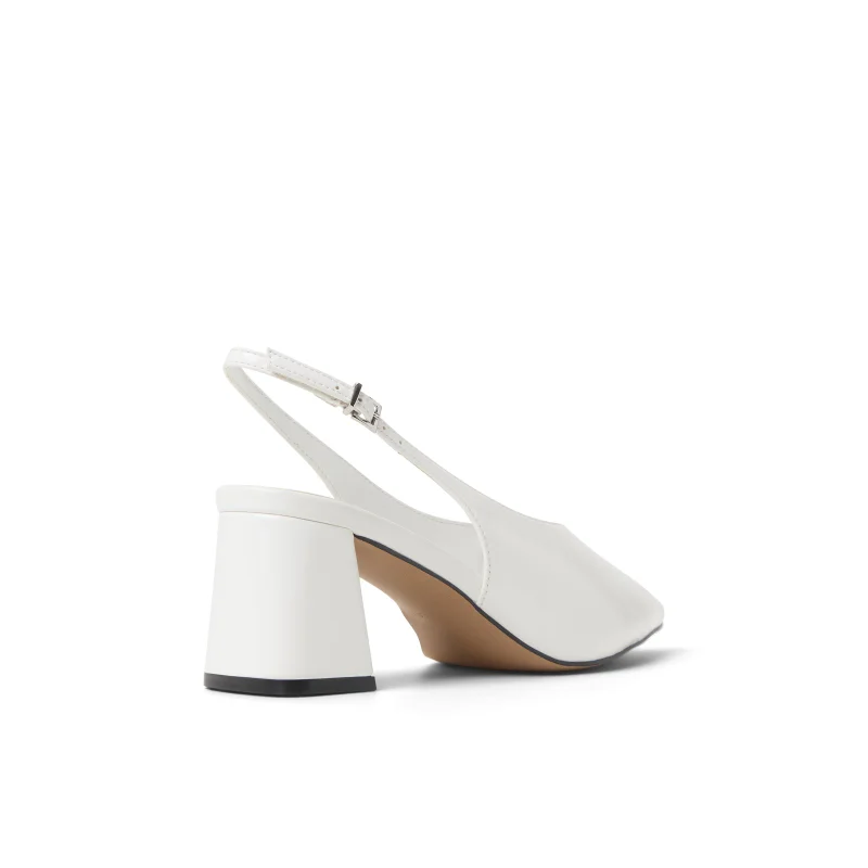 كول ات سبرنج Marianaa White Sling Back Heels