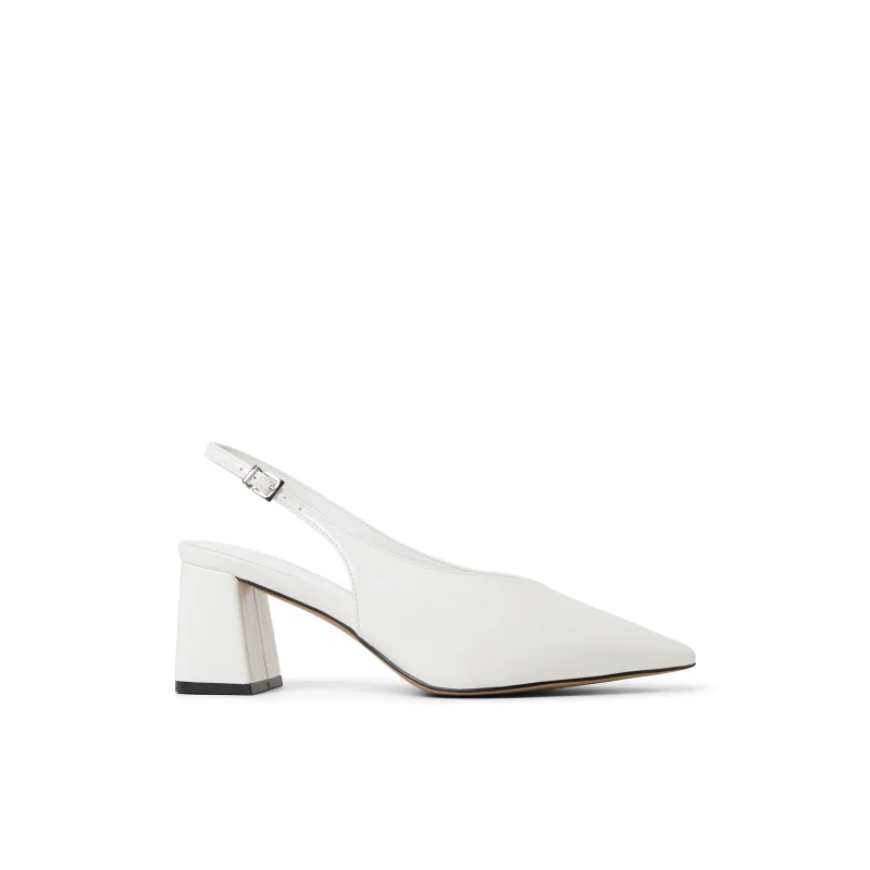 كول ات سبرنج Marianaa White Sling Back Heels