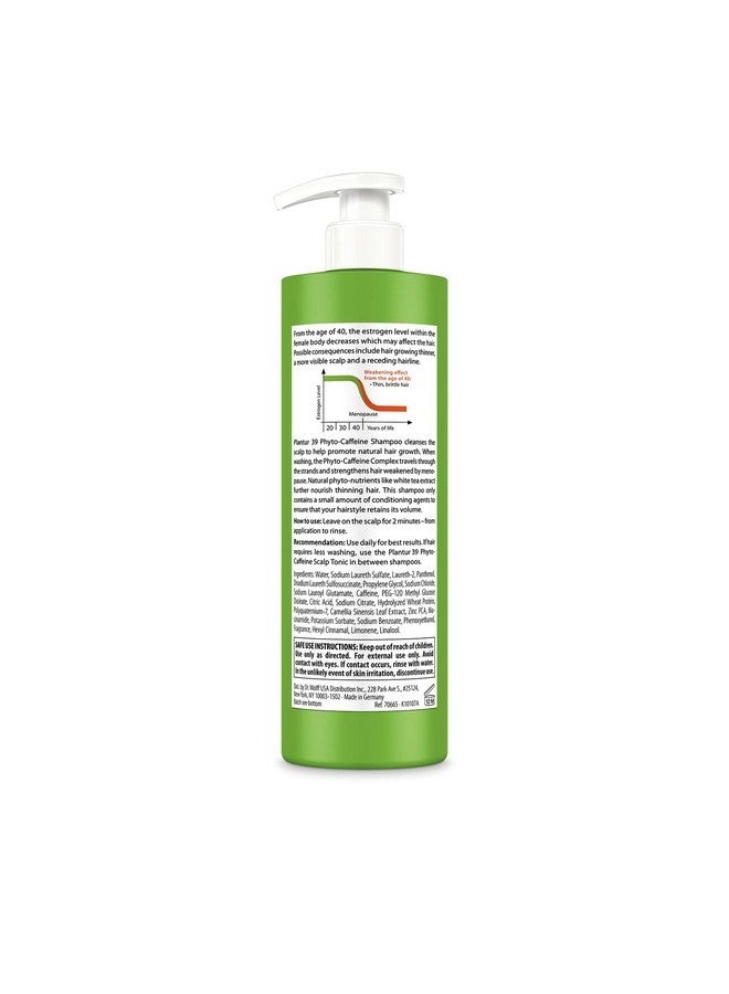 Plantur 39 Phyto-Caffeine Shampoo For Fine Brittle Hair, 16.9 Fluid Ounce (500 mL) - Image 2