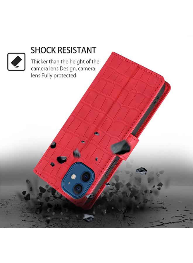 اس-توب جراب لهاتف OnePlus Nord CE 4 Lite 5G مصنوع من الجلد ومشبك مغناطيسي من جلد التمساح - Image 4