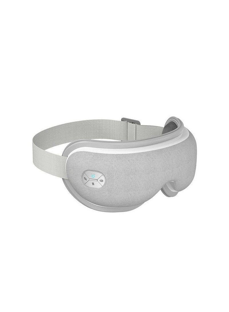 BlueFire Heated Eye Massager with Compression & Vibration, 180° Foldable Wireless Eye Massager with Built-in Music & Heating Pads, PU Leather Pad, Rechargeable Eye Massager for Relaxation, Eye Fatigue Relief, Stress, Migraines, and Sleep Improvement - Image 2