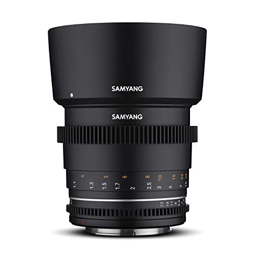 Samyang MF 85MM T1.5 VDSLR MK2 Lens for Sony E, Black - Image 1