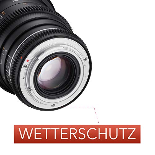 Samyang MF 85MM T1.5 VDSLR MK2 Lens for Sony E, Black - Image 4