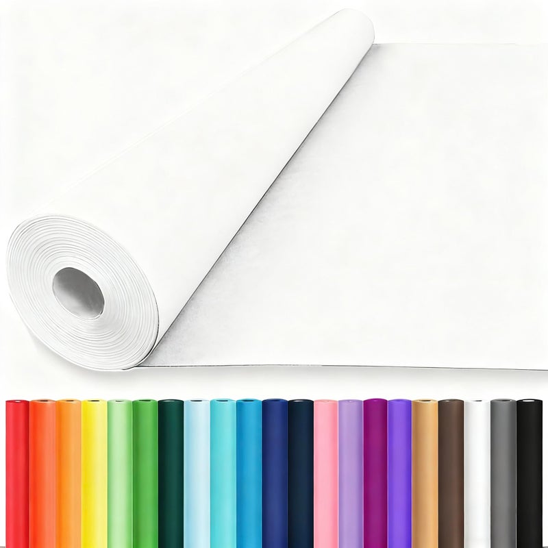 Vanhench 36" x 2520" (210') White Wrapping Paper Jumbo Rolls, White Kraft Paper Roll, Easel Painting Drawing Paper Roll Art Supplies, Gift Wrapping Chart Poster Bulletin Board Paper Roll 80GSM 55LB - Image 1