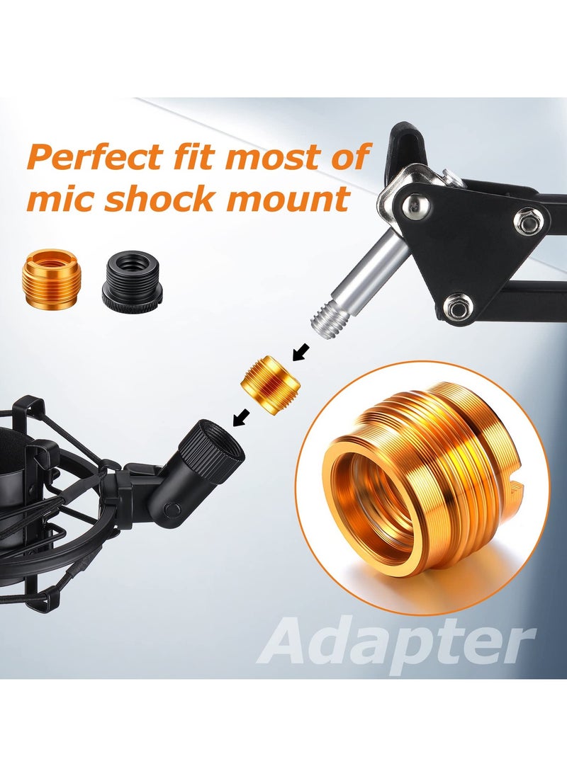 SYOSI 8 Pack Microphone Stand Adapter, 3/8 Female to 5/8 Male Microphone Thread Adapter, Microphone Screw Adapter, Microphone Stand Thread Adapter Set  - Image 4