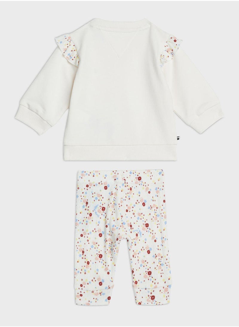 TOMMY HILFIGER Kids Floral Printed 2 Piece Set  - Image 2