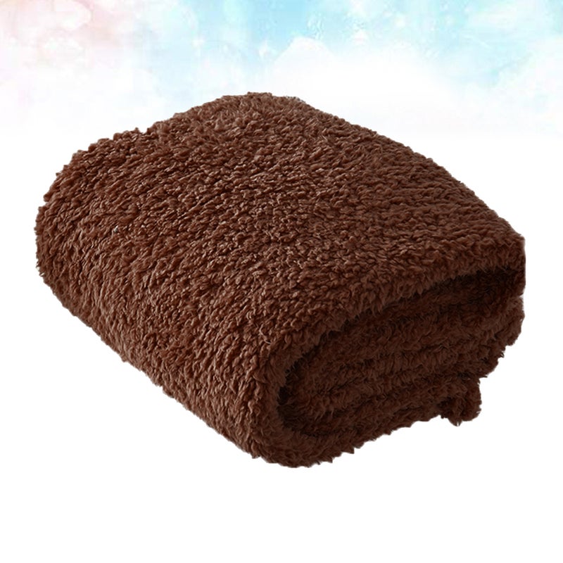 2pcs Comfortable Plush Dog and Cat Blanket Cushion Sleep Mat Size - Image 4