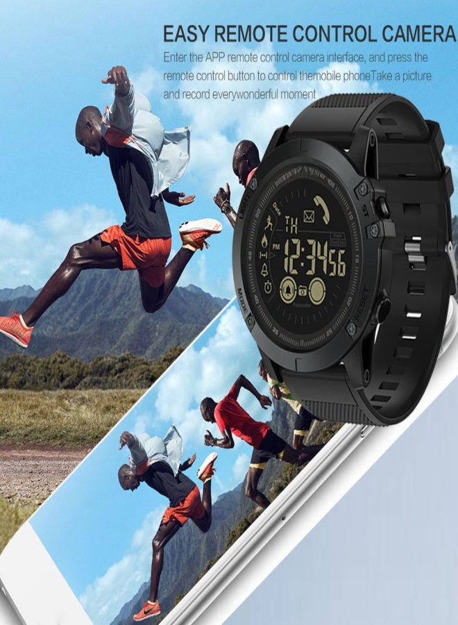 Spovan Outdoor Digital Smart Sport Watch for Men with Pedometer Wrist Watch for iOS and Android 50M Waterproof - Image 1